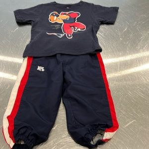 NWOT NFL Toddler T Shirt/Sweatpants Set